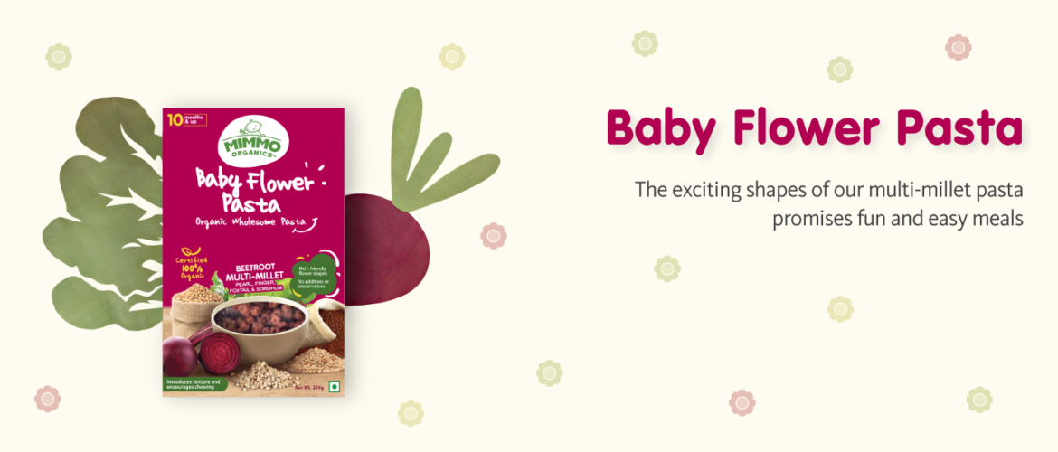 baby flower pasta